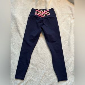 Navy blue fabletics leggings